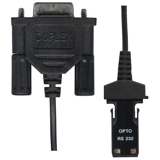 Fowler 54-115-333 Simplex Opto Cable with RS-232 Connection