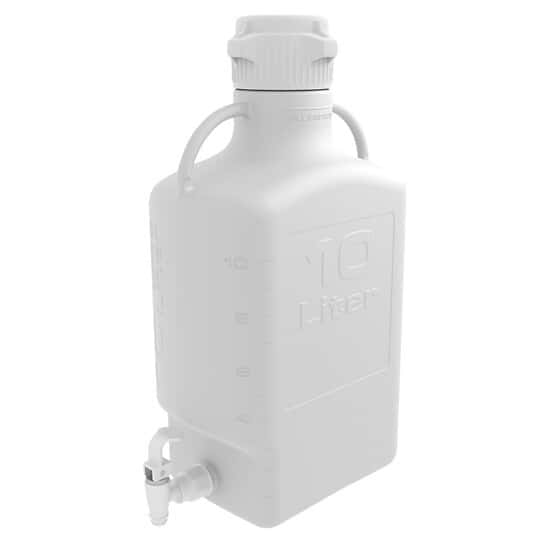 Foxx Life Sciences 152-2211-OEM-CP Carboy, HDPE, 83 mm Cap, Spigot; 10 L
