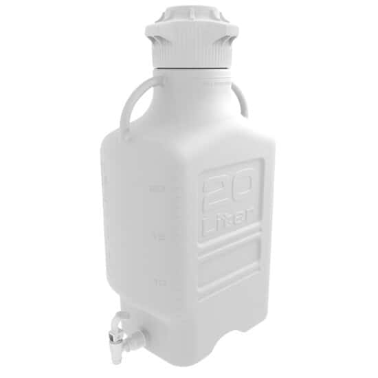 Foxx Life Sciences 152-3221-OEM-CP Carboy, HDPE, 120 mm Cap, Spigot; 20 L