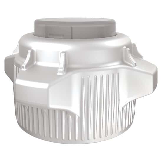Foxx Life Sciences Versatile Carboy Cap, 83B, Open with Solid Adapter; 2/PK