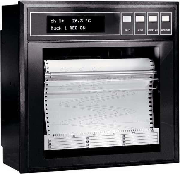 Fuji PHA98004EA0YV Strip Chart Recorder, 180 mm wide, 12channel from