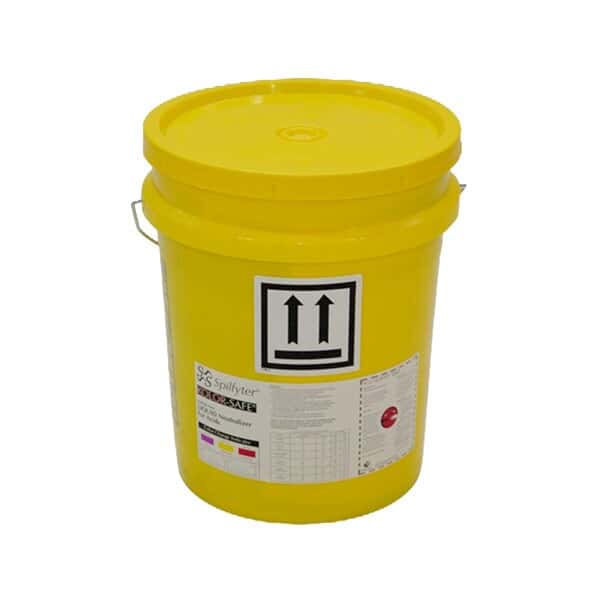 Fytertech Spilfyter Grab & Go Acid Bucket Spill Kit, Liquid Formula