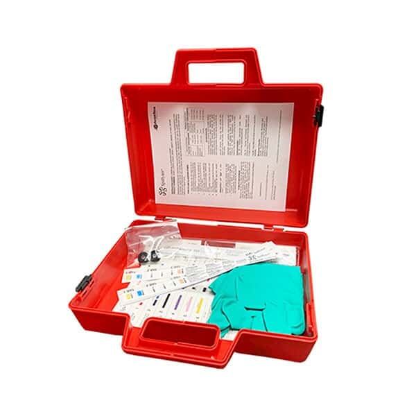 Fytertech Spilfyter Wastewater Classifier Kit, 20 Strips, Gloves, Thread, Chart, Plastic Case