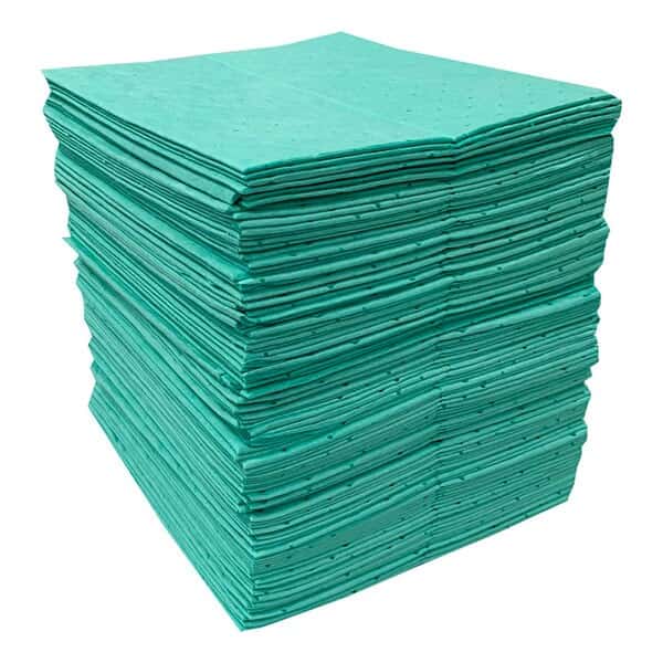 Fytertech Spilfyter Premium Universal Green Spill Pads, Heavy-Weight, 16