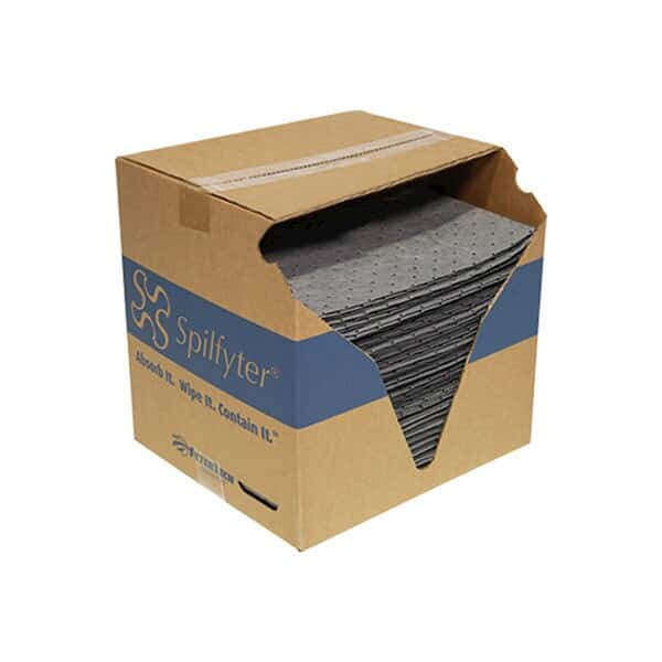 Fytertech Spilfyter Premium Universal Gray Spill Pads, Heavy-Weight, 16