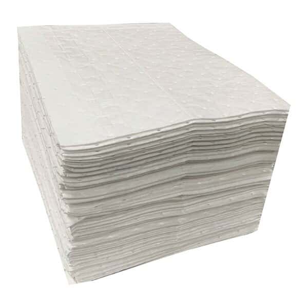 Fytertech Spilfyter Oil-Only White Spill Pads, Medium-Weight, 16