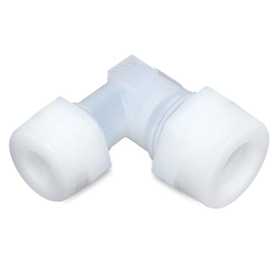 PharmaFluor ®  Compression Fitting, Elbow Reducer, PFA, 1/2