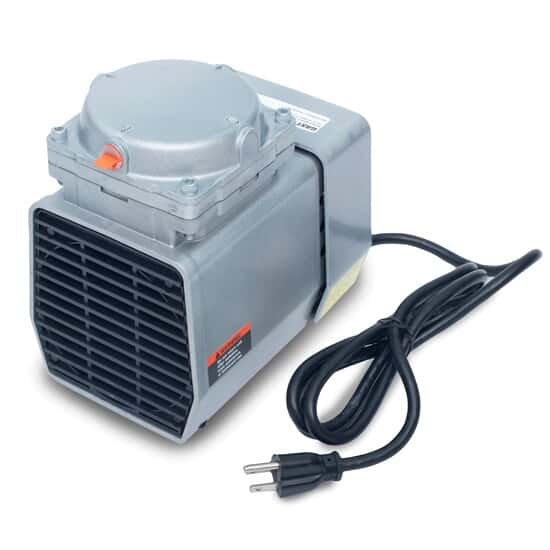 Gast DOA-P501-FD Oilless Air Compressor, Diaphragm compressor pump, 1.9 cfm, 220/240 VAC