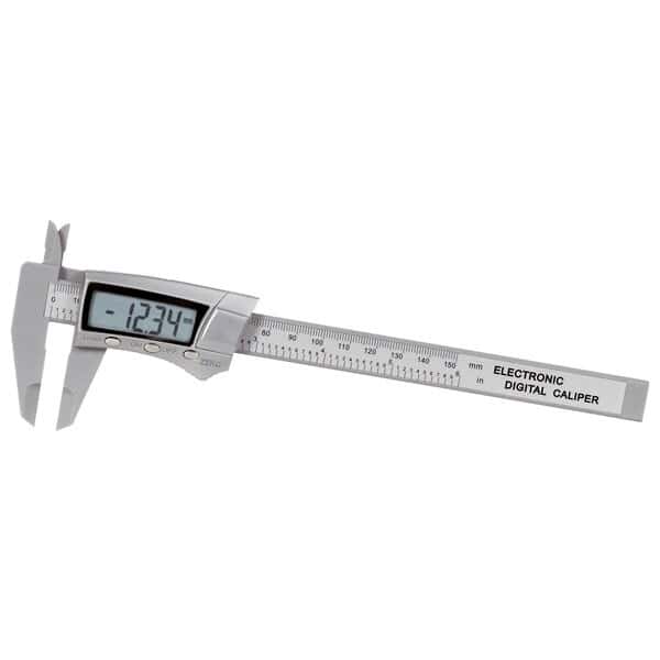 General Tools 146 Lightweight Carbon Fiber 06" Digital Caliper from