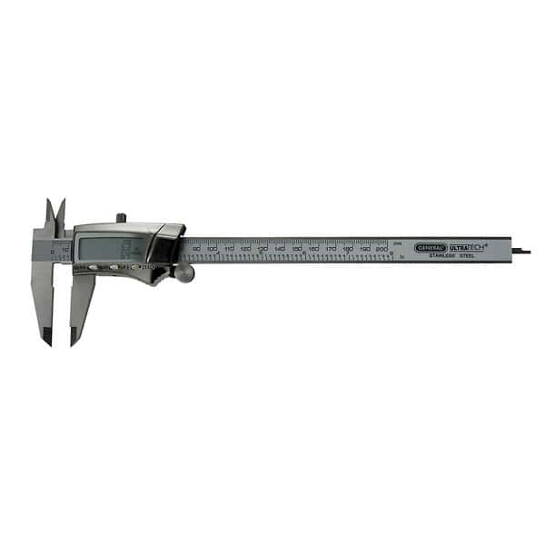 General Tools 1478 Digital Stainless Steel Caliper, 0 to 8