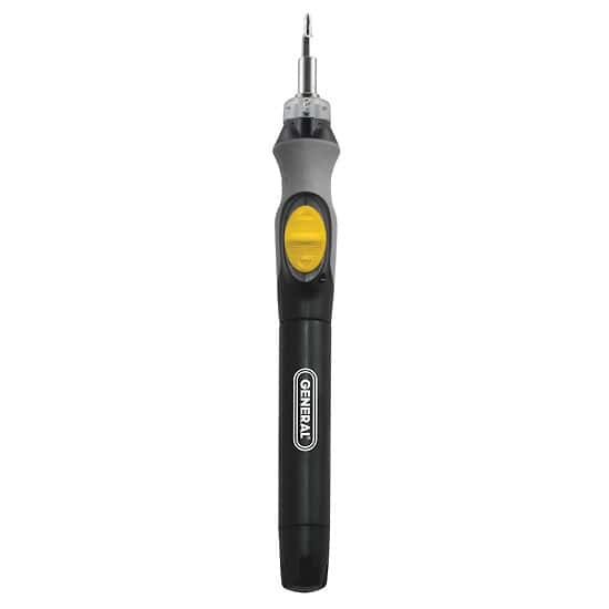 General Tools 502 Cordless Lighted Screwdriver (Bits per Set: 6)