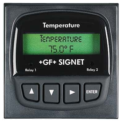 GF Signet 3-8350-1P 1/4-Din Temperature Transmitter, Panel Mount