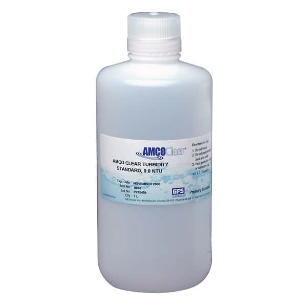GFS Chemicals Turbidity Primary Standard Solution, 0.5 NTU, 1 L