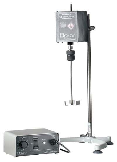 GK Heller GT31 Dual-shaft mixer with remote speed controller, 115 VAC