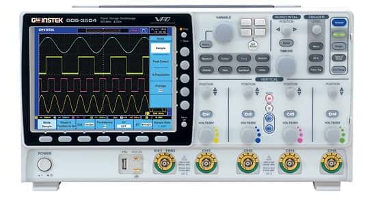GW Instek GDS-3504 Oscilloscope, 4 Channel, 500 MHz