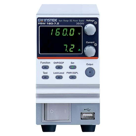 GW Instek PSW 160-7.2 DC Power Supply, 160 V, 7.2 A