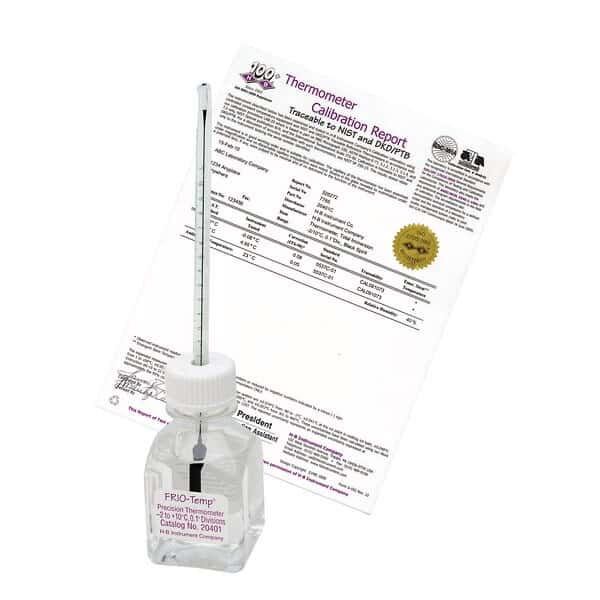 H-B Instrument B61004-1000 FRIO-Temp Blood Bank Verification Thermometer; 20 to 70F