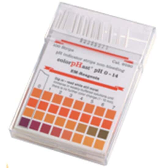Hach PH STRIPS PH Paper Test Strips, 0 to 14 PH Range; 100 Strips/Pk