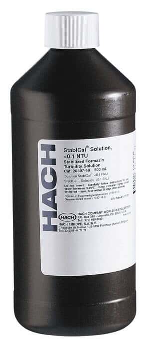 Hach 2961701 StablCal Turbidity Verification Standard Cuvette, 10 NTU, 10 mL