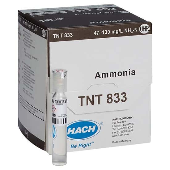 Hach TNT833 TNTplus® Spectrophotometer Chemistry, Ultra High Range