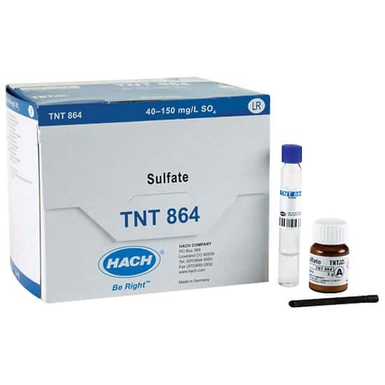 Hach TNT864 TNTplus® Spectrophotometer Chemistry, Low Range Sulfate, 40
