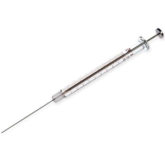 Hamilton Gastight® Syringe with Cemented Needle, Blunt Tip, 50 µL, 22 G