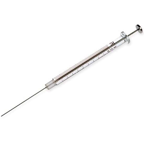 Hamilton 1710 Gastight Syringe, 100 uL, cemented needle, 22s G, 2