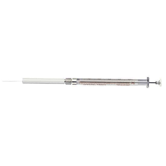 Hamilton Microliter Low-Volume Syringe, Knurled Hub, Blunt Tip, 5 µL, 24 G