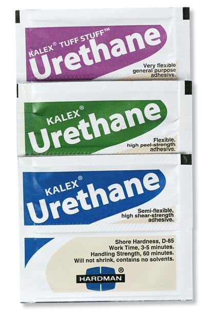 Hardman Double Bubble® Urethane Pouches, Flexible High Peel Strength, 3.5g; 10/Pk