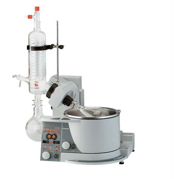 Heidolph Rotary Evaporator, 4003, Motor lift, diagonal Glassware, and