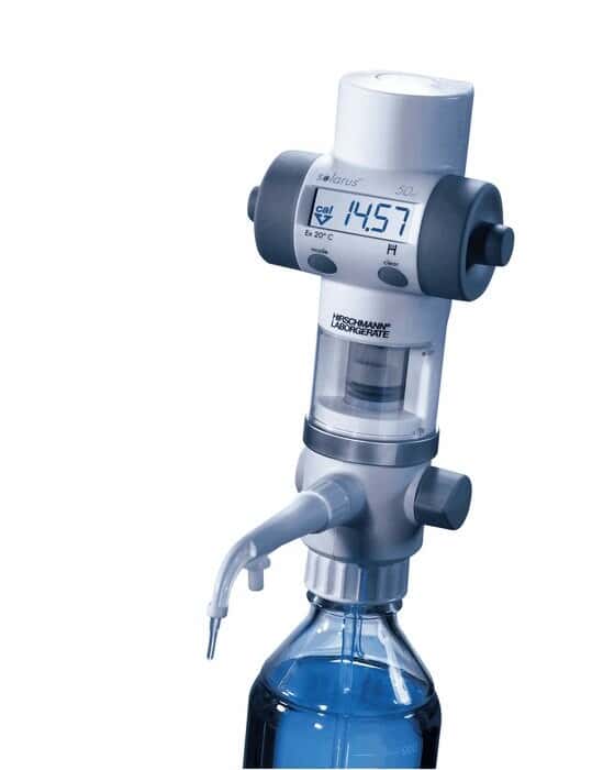 Hirschmann 9392020 Solarus Electronic Burette, Bottletop Dispenser; 20 mL
