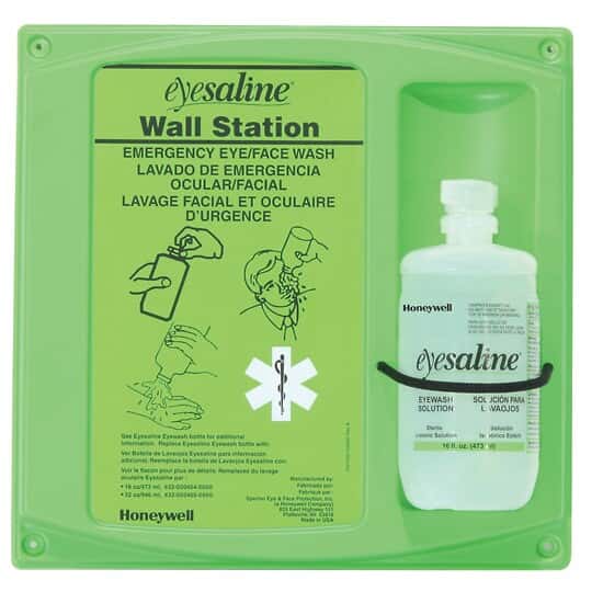 Honeywell 32-000461-0000 Personal Eyewash Wall Stations, 32oz single station