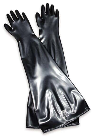 Honeywell 8Y3032/9Q North Hypalon drybox gloves, 30 mil, size 9-3/4, 1 pair