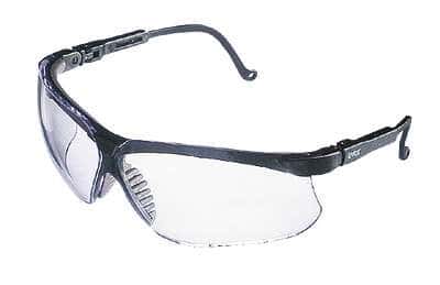 Honeywell S3240 Uvex Translucent blue frame glasses with clear lenses