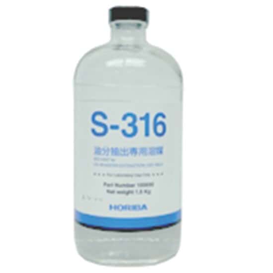 Horiba 100690 Extraction Solvent S-316 for Oil Content Analyzer; 1.5 kg