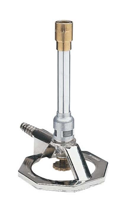 Humboldt H-5880 Accuflame Bunsen Burner, Adjustable with Threaded Needle Valve, Artificial Gas