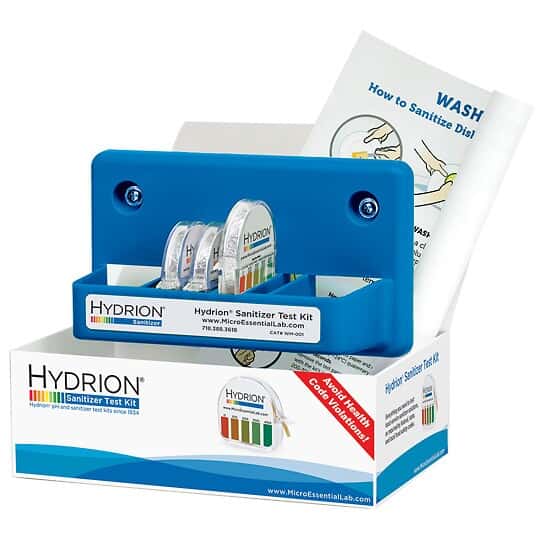Hydrion QUATSTART Quat Sanitizer Testing Center