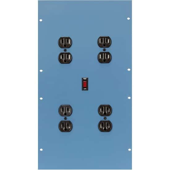 IAC Industries QS1022161D Electrical panel attaches to shelf riser
