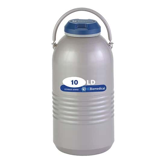 IC Biomedical 10LD Liquid Nitrogen Storage Dewar, 10 L, 45 Day Static Hold