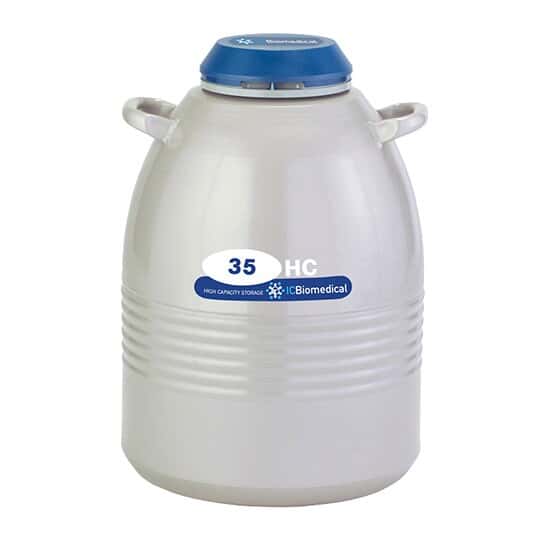 IC Biomedical 35HCB-11M Cryogenic Storage Dewar System, 35 L, 10 Canisters