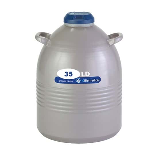 IC Biomedical 35LD Liquid Nitrogen Storage Dewar, 35 L, 152 Day Static Hold