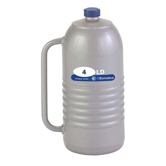 IC Biomedical 4LDB Liquid Nitrogen Storage Dewar, 4 L, 10 Day Static Hold