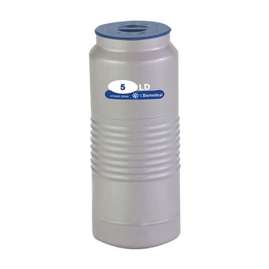 IC Biomedical 5LD Liquid Nitrogen Storage Dewar, 5 L, 6 Day Static Hold