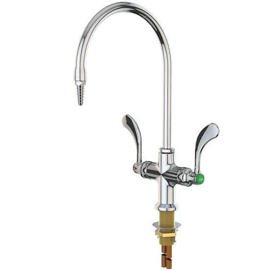ICI Quick Ship Mixing Faucet, Blade Handle, without Vacuum Breaker