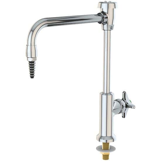 ICI Quick Ship Cold Water Faucet, Four-arm Handle, with Vacuum Breaker