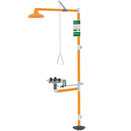 ICI Quick Ship ADA Drench Shower/Eyewash Station
