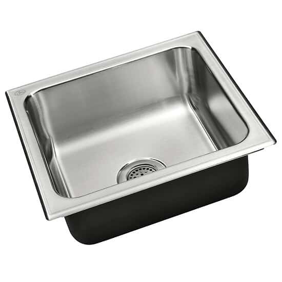 ICI Quick Ship Undermount Sink, Stainless Steel, 24