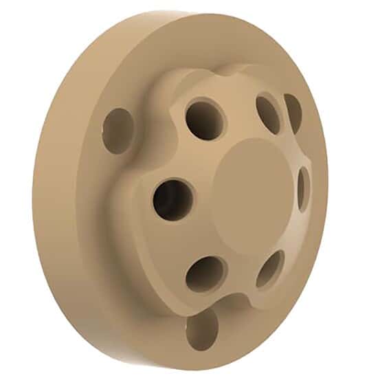 Idex 8125074 Stator Face Assembly for Valve Model 8125, Ceramic; 1/EA