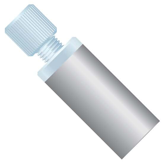 Idex Inlet Solvent Filter with Fitting, 1/4-28 Coned Port, PTFE/SS, 10 µm, 1/8