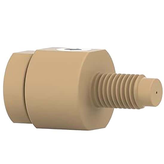 Idex Nonmetallic Inline Check Valve, Inlet, 1 psi, 0.02
